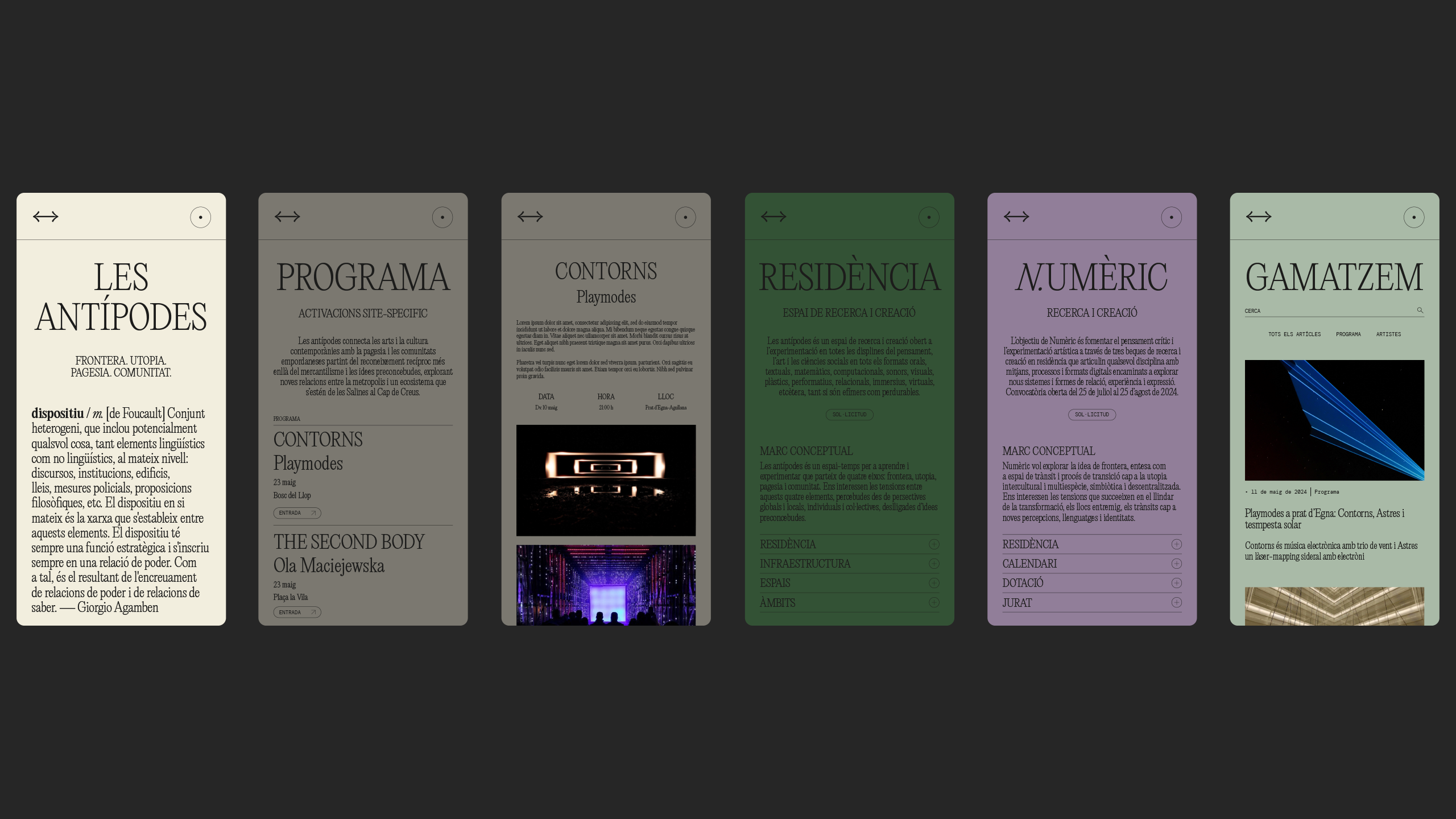 Identidad visual para Les Antípodes