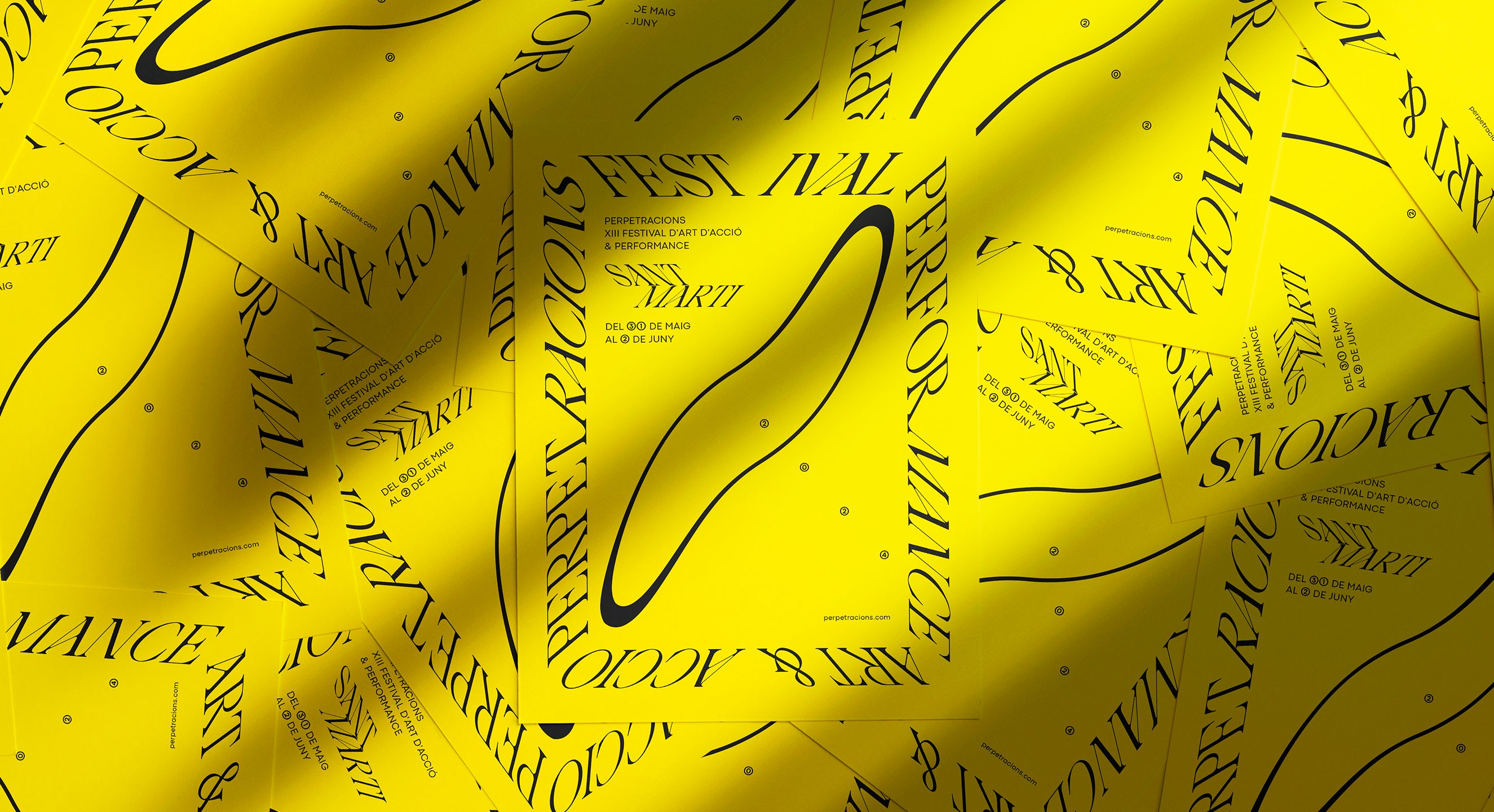 Identidad visual para el festival Perpetracions