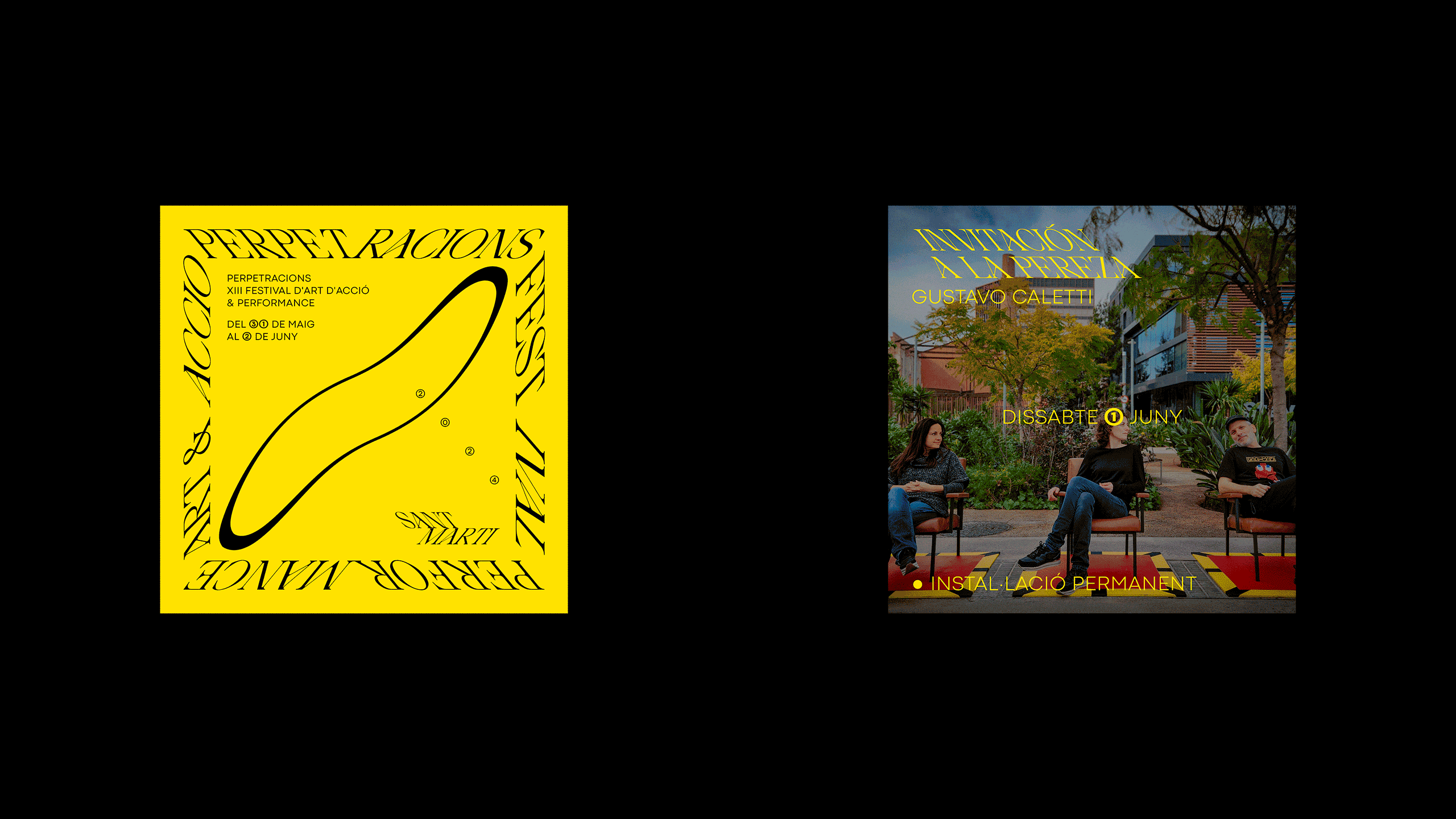 Identidad visual para el festival Perpetracions