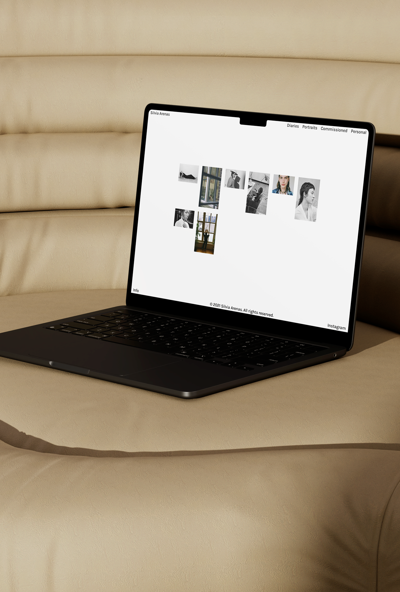 web para un estudio de fotografía