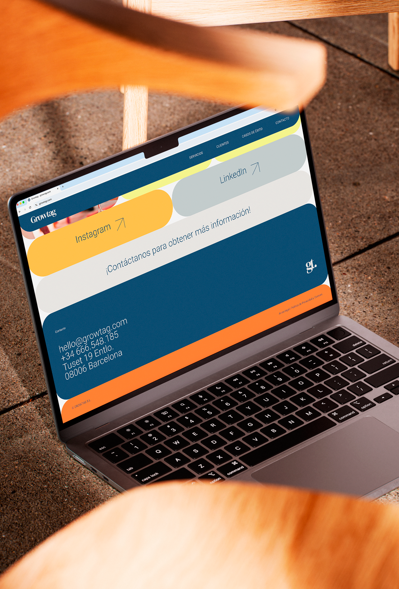 diseño web para una agencia