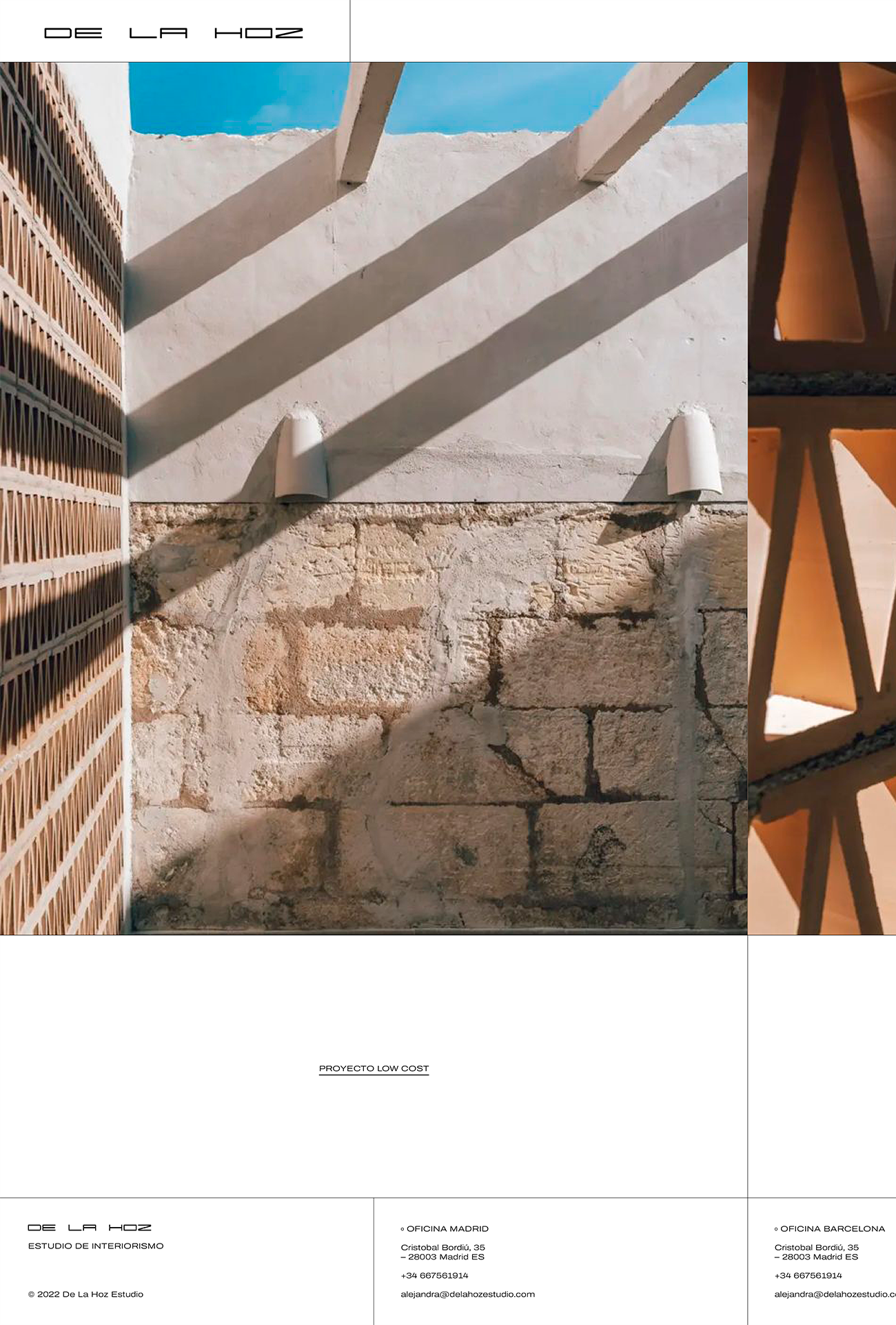 desarrollo web para un estudio de arquitectura